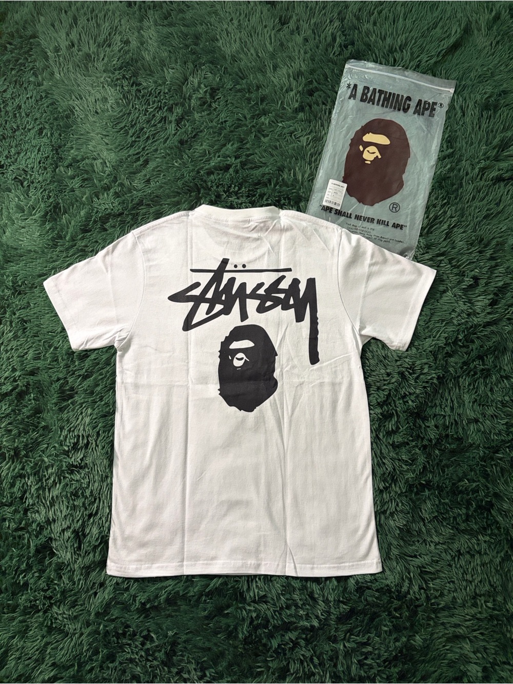 Bape x Stussy Tee Shirt - Picture 7 of 10